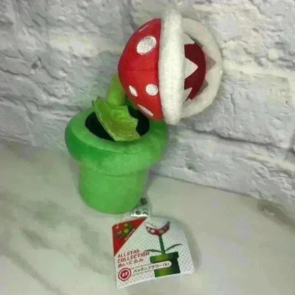 Super Mario All Star Collection 1594 Piranha Plant Stuffed Plush 9” - Picture 2 of 4